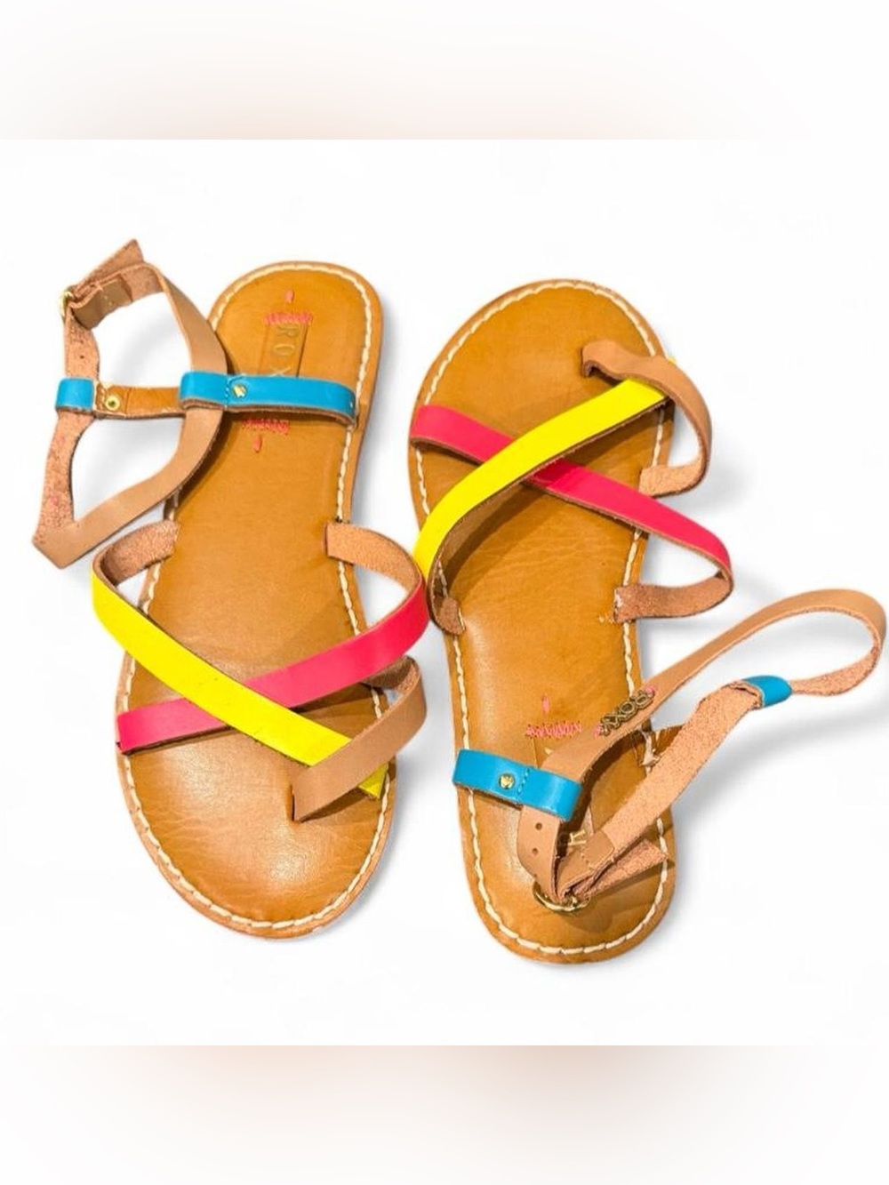 ✨ BRAND NEW WITH TAGS ✨ Roxy Carnivale Strappy Sandals, Size 8M.